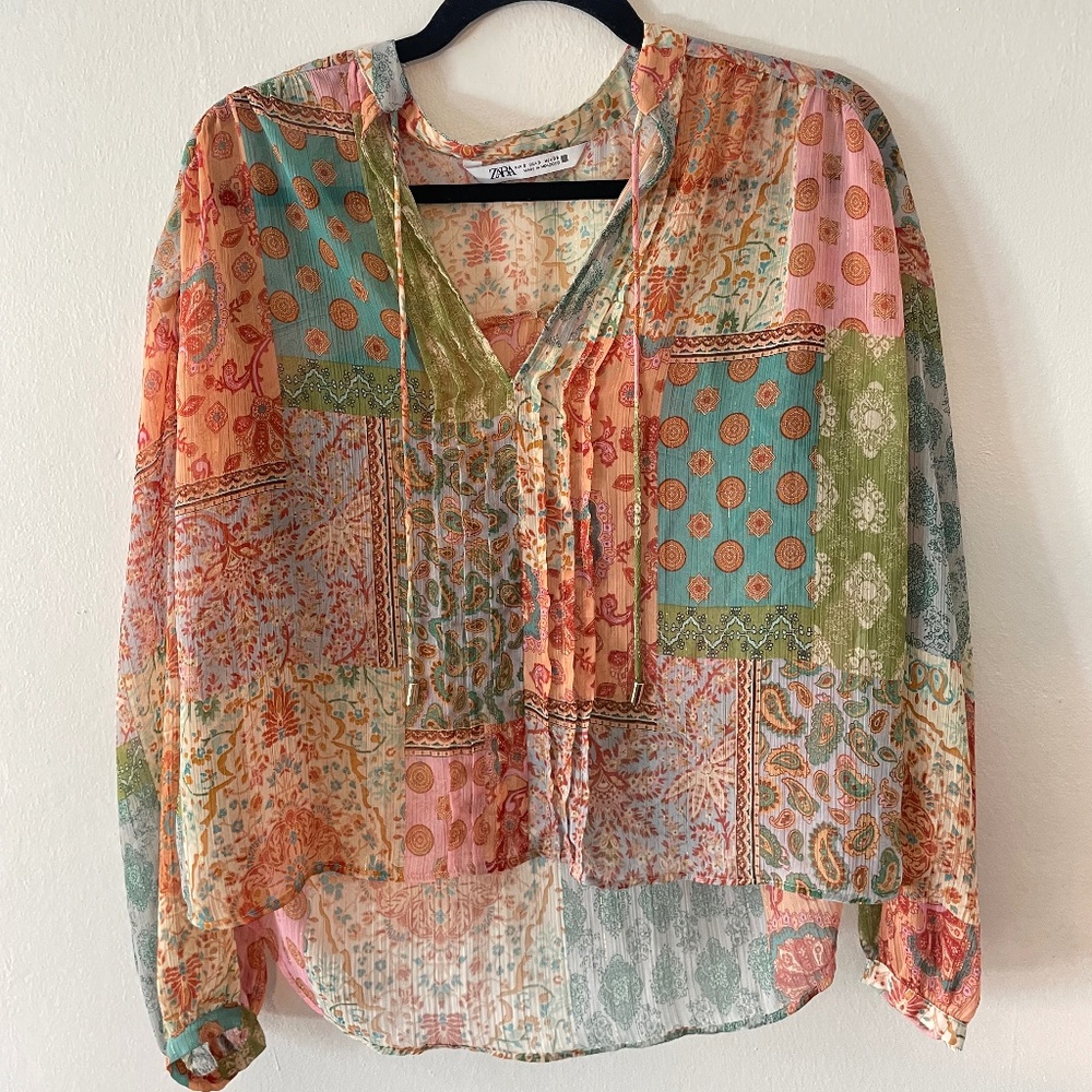 Zara Boho Blouse